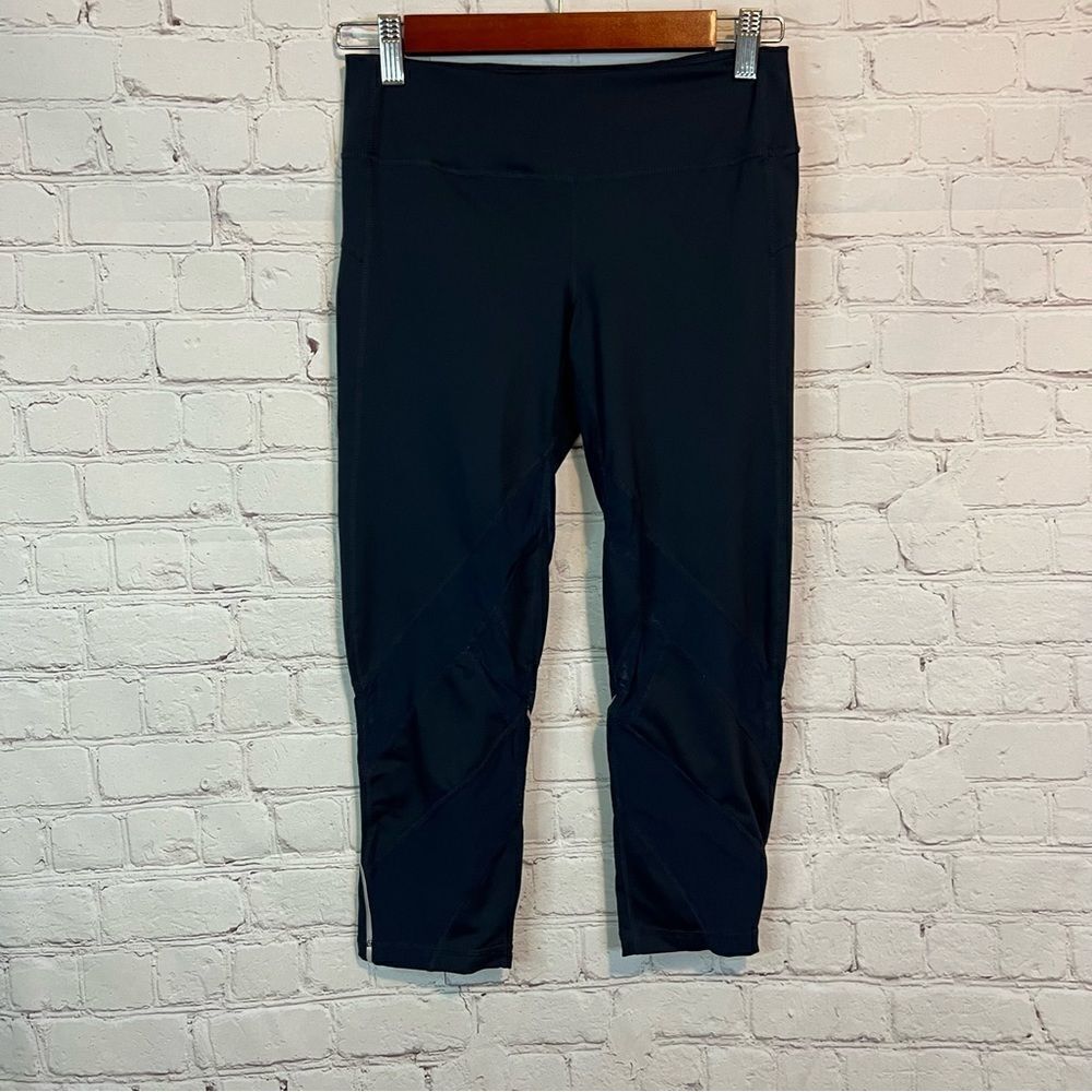 Zella Blue Workout Capris size Small